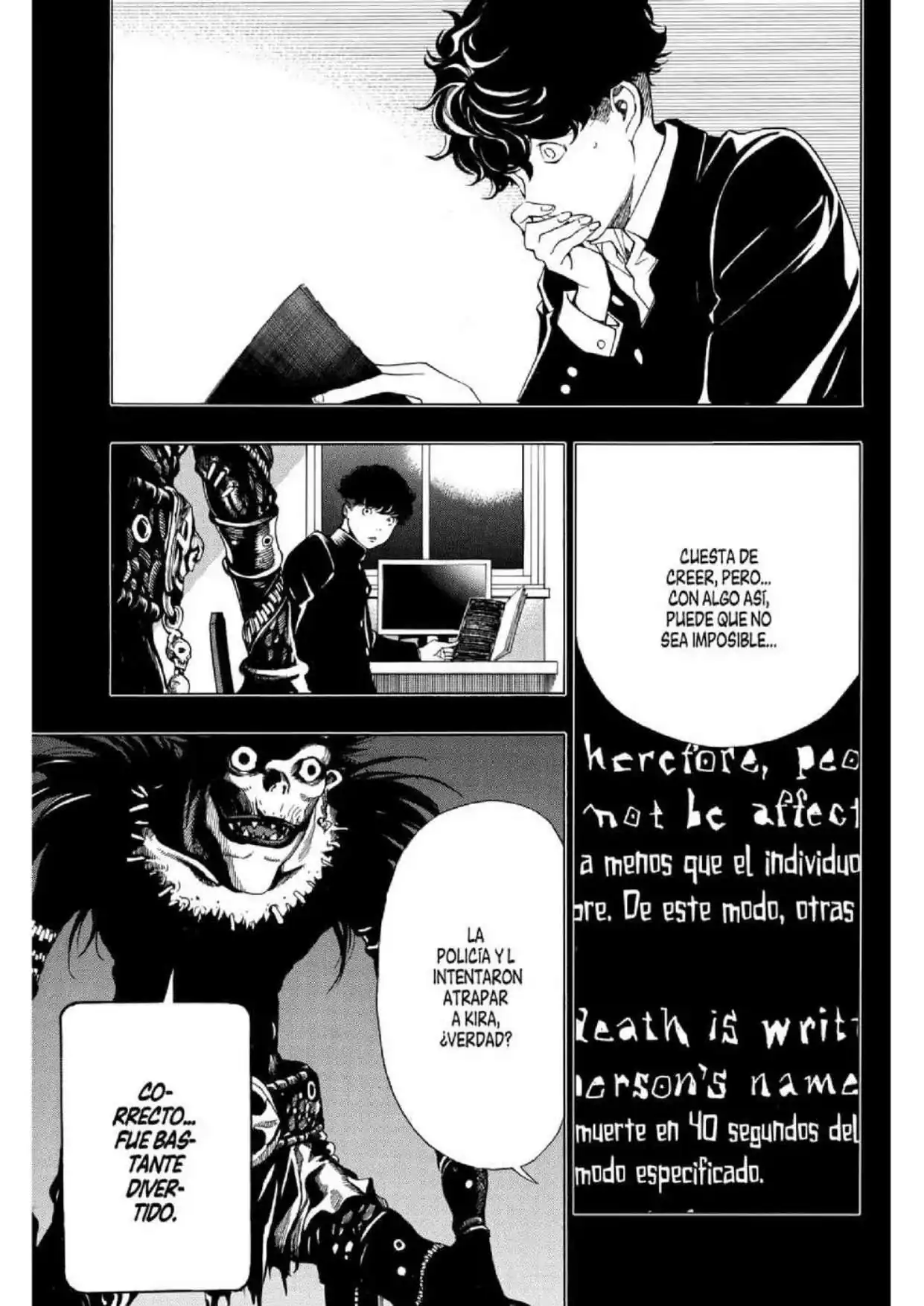 Página 20 — Death Note : Never Capítulo 1