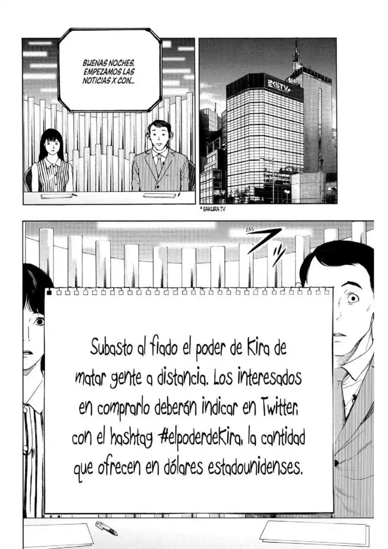 Página 35 — Death Note : Never Capítulo 1