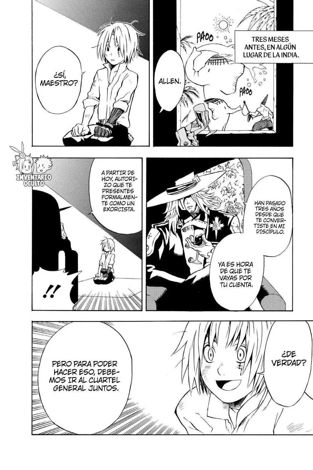 Página 5 — D.Gray-man Capítulo 2