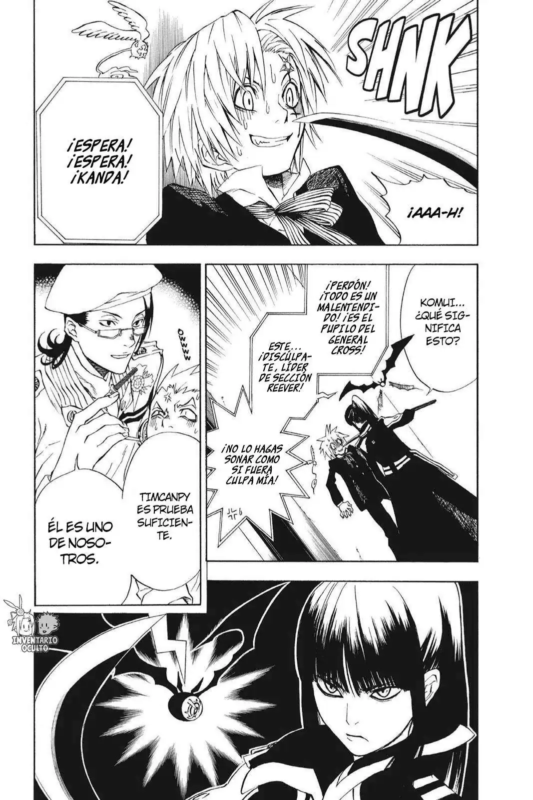 Página 4 — D.Gray-man Capítulo 6
