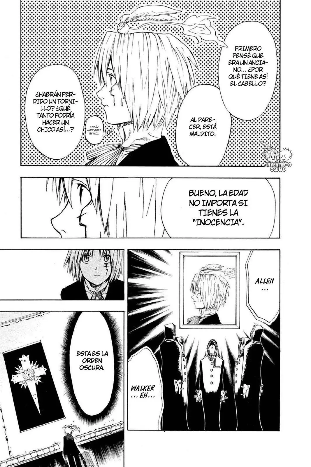 Página 8 — D.Gray-man Capítulo 6
