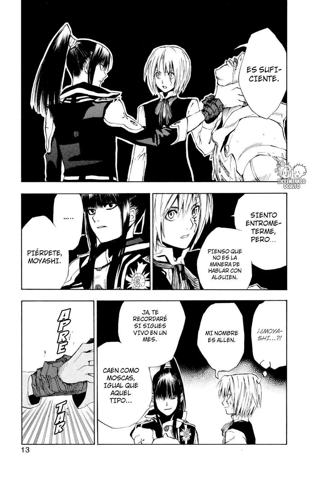 Página 14 — D.Gray-man Capítulo 8