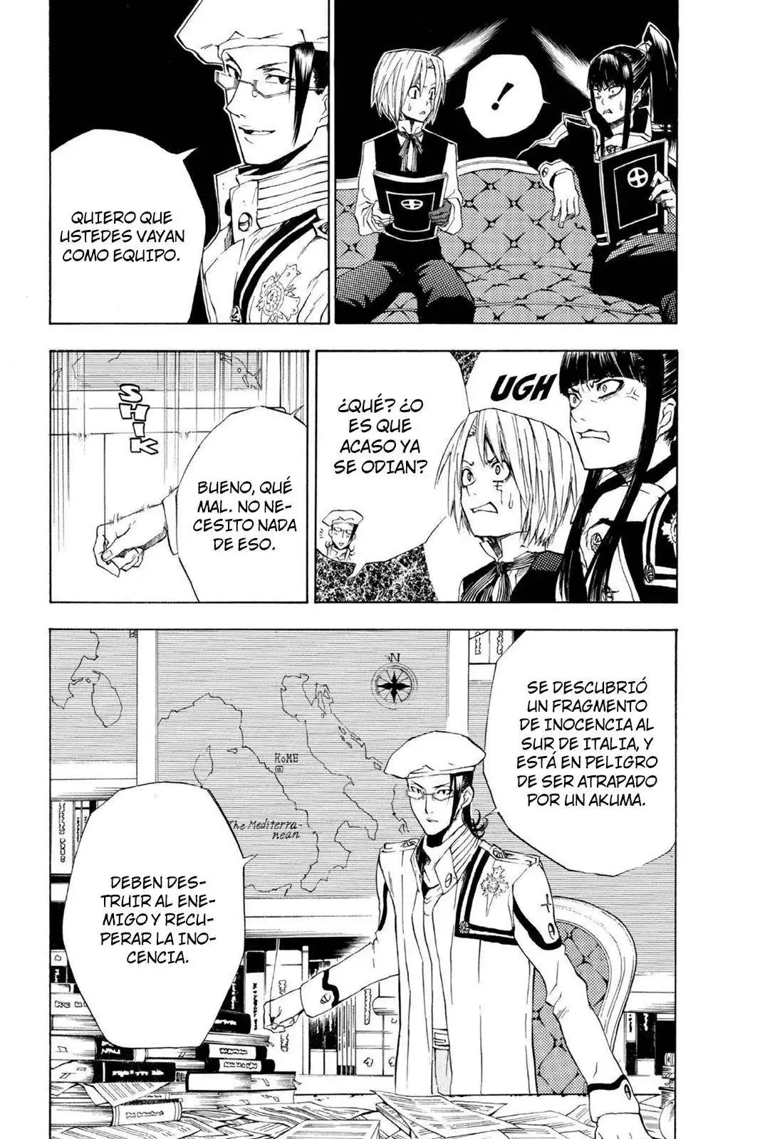 Página 18 — D.Gray-man Capítulo 8