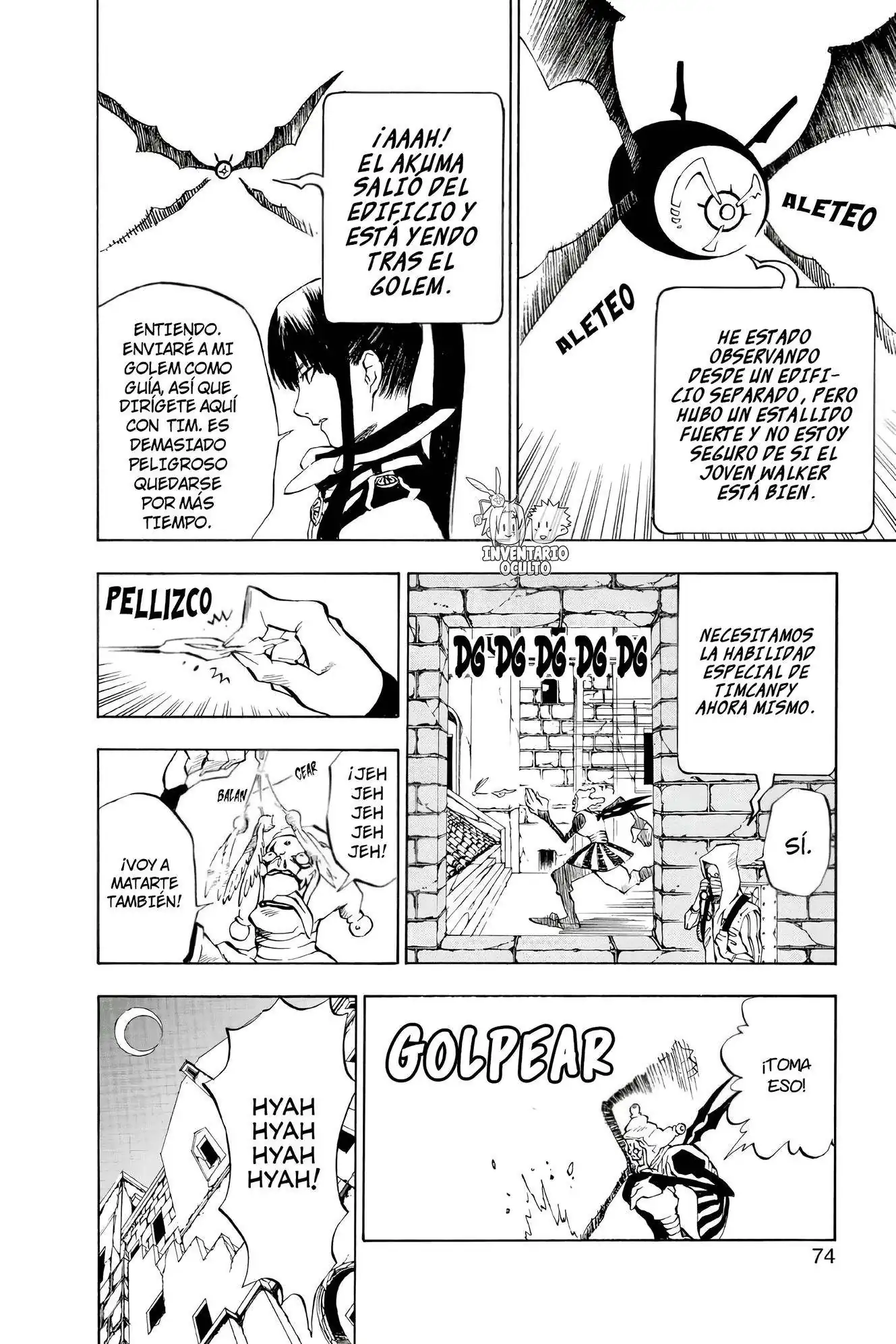 Página 13 — D.Gray-man Capítulo 11