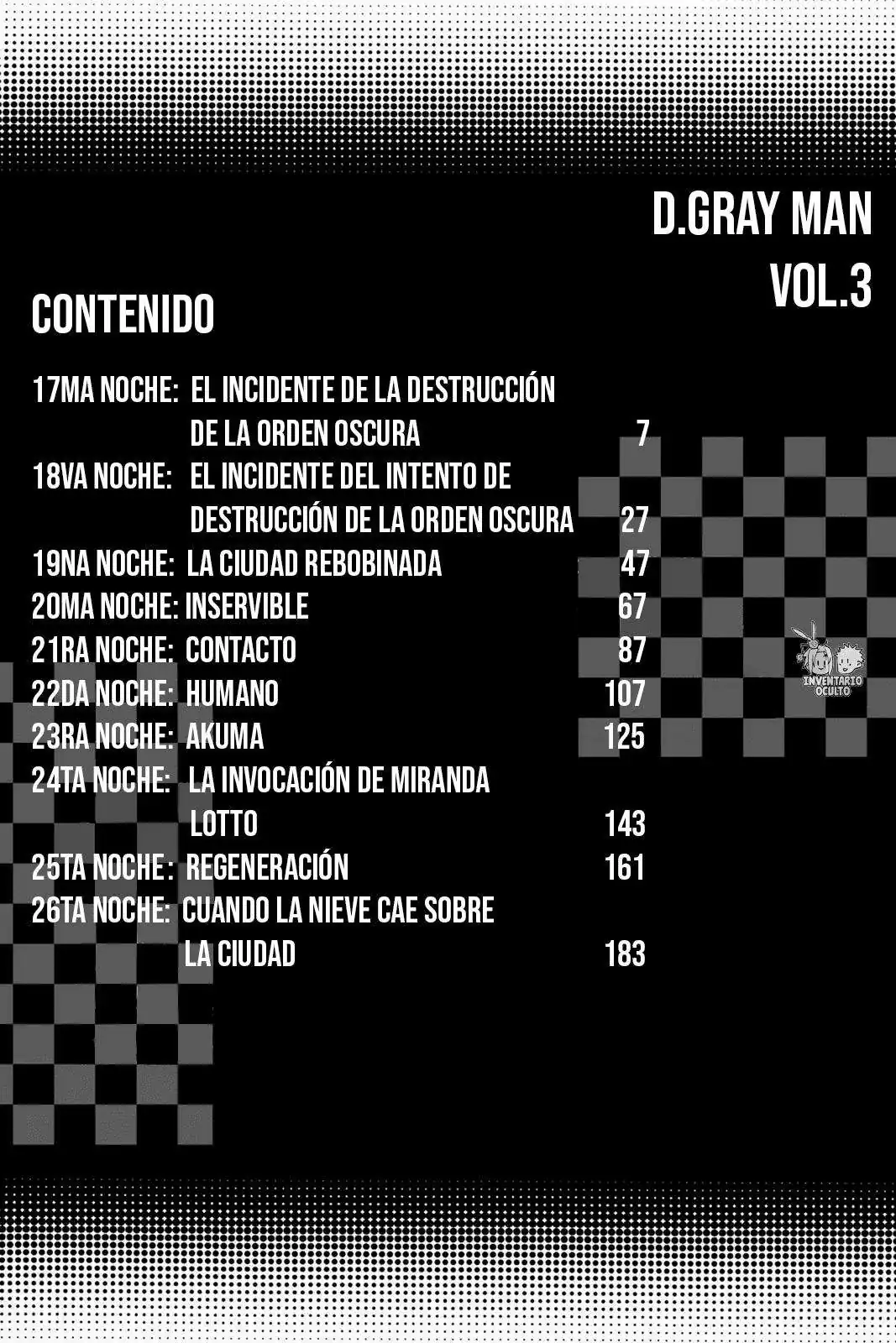 Página 7 — D.Gray-man Capítulo 17