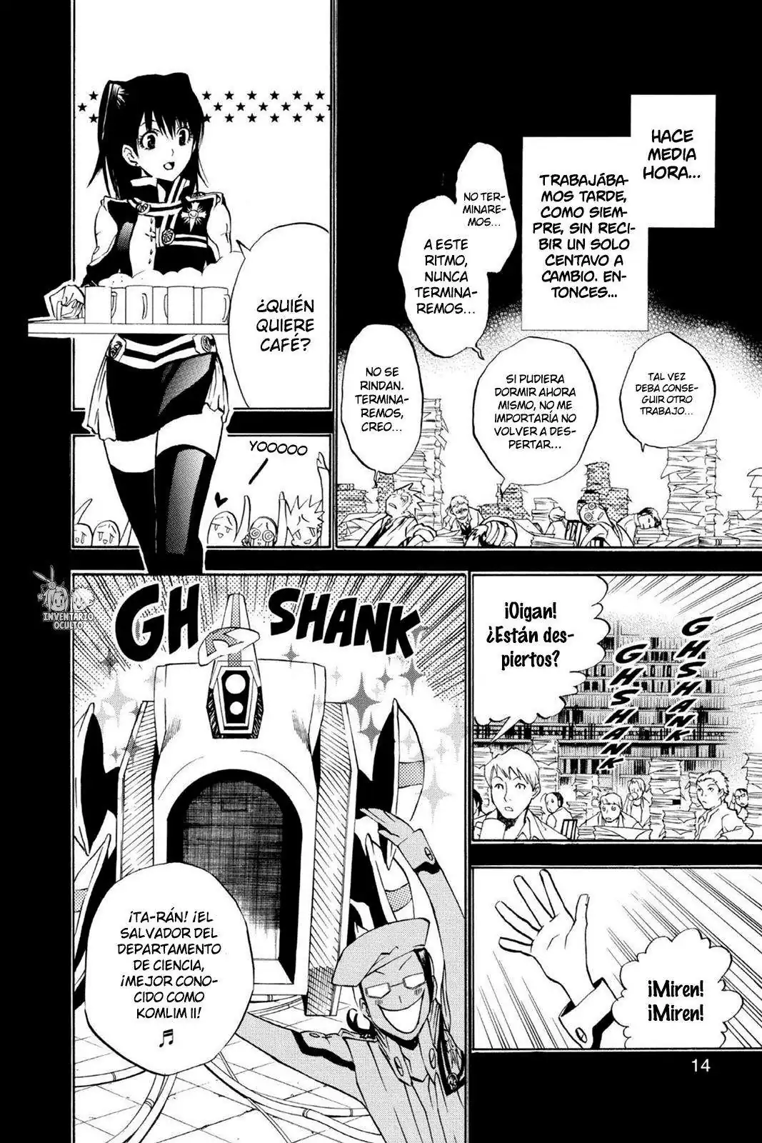 Página 15 — D.Gray-man Capítulo 17