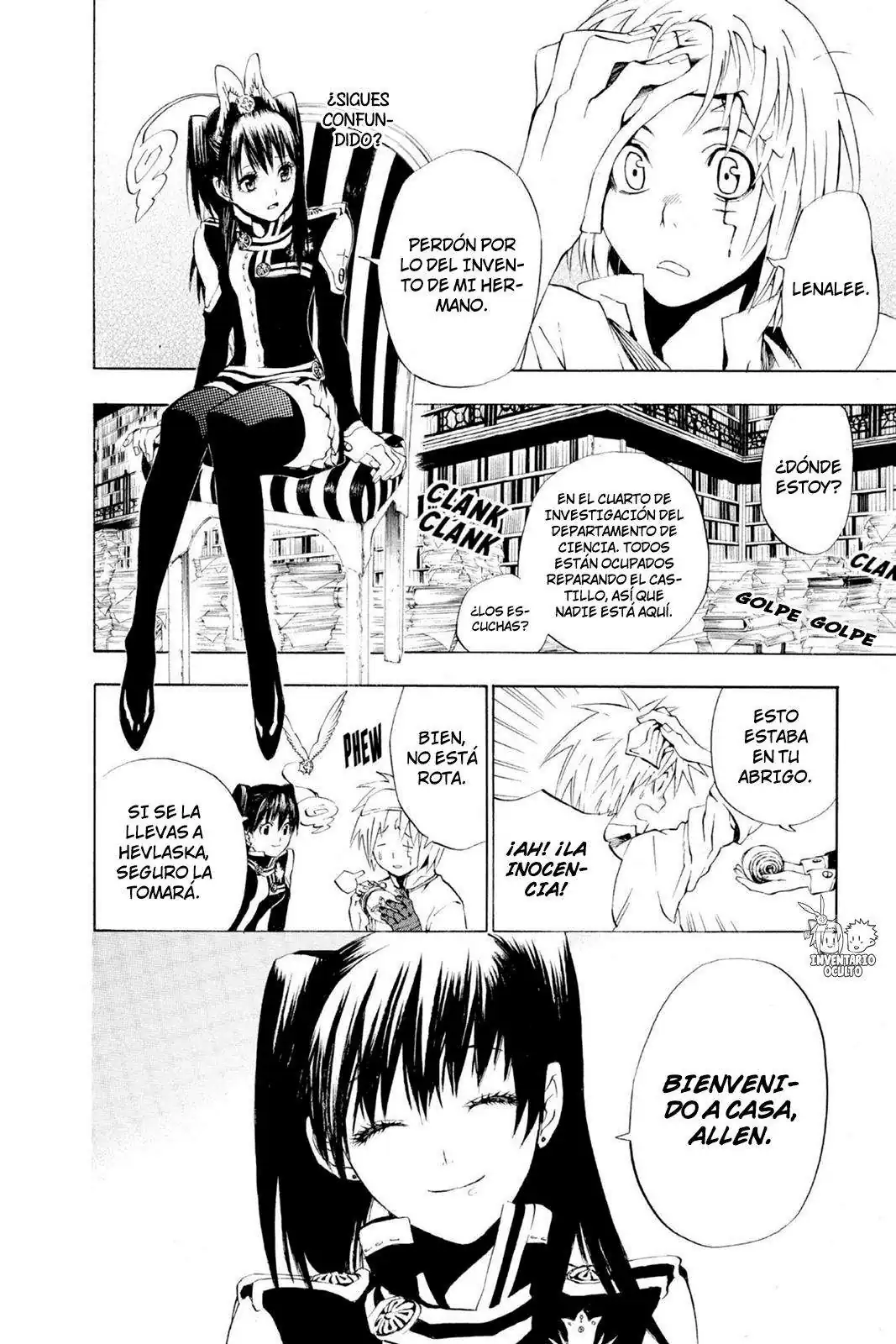 Página 13 — D.Gray-man Capítulo 18