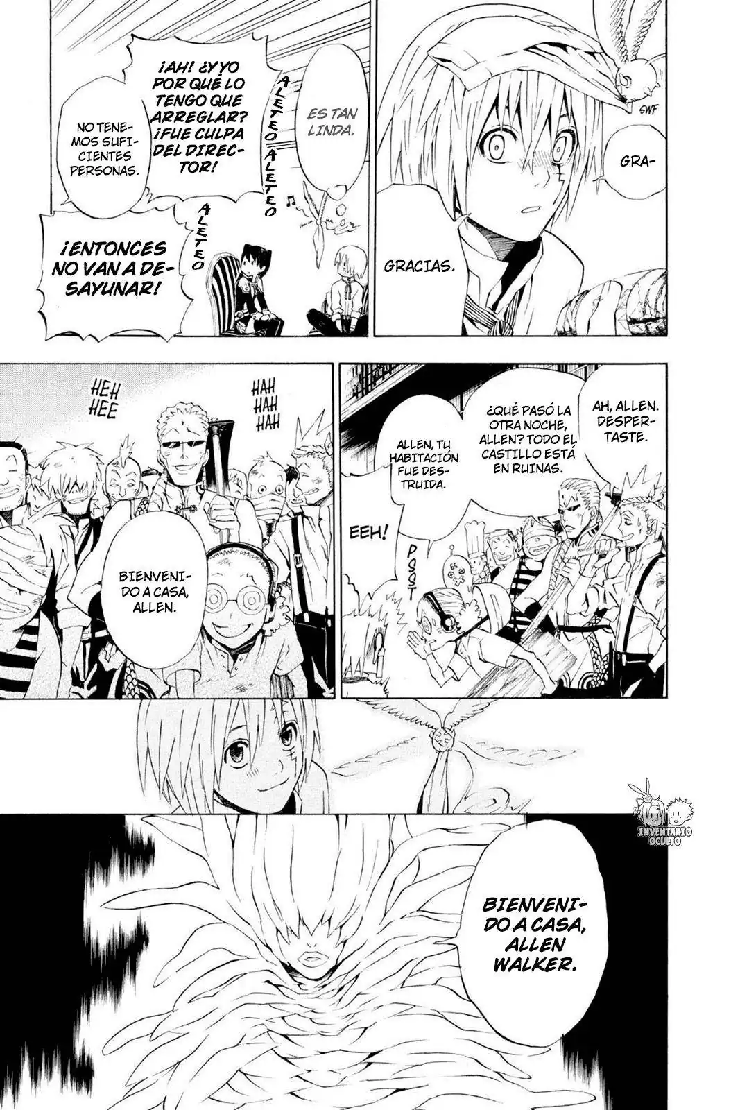 Página 14 — D.Gray-man Capítulo 18