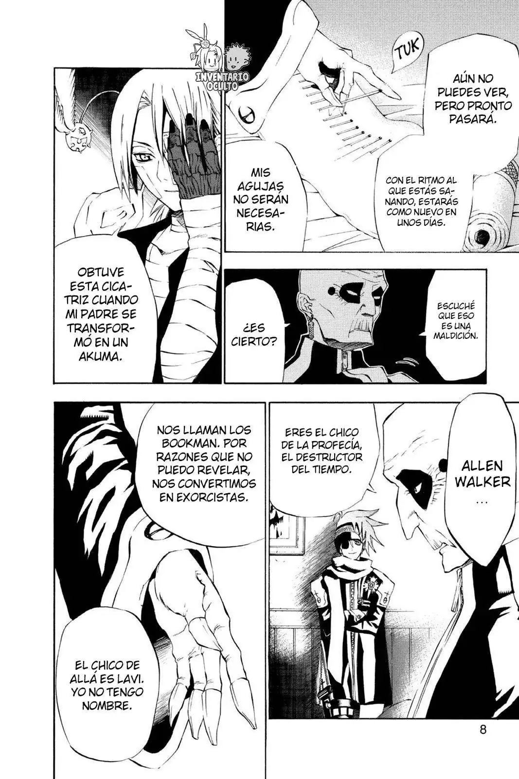 Página 9 — D.Gray-man Capítulo 27