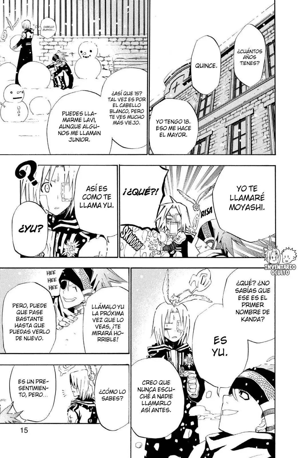 Página 16 — D.Gray-man Capítulo 27