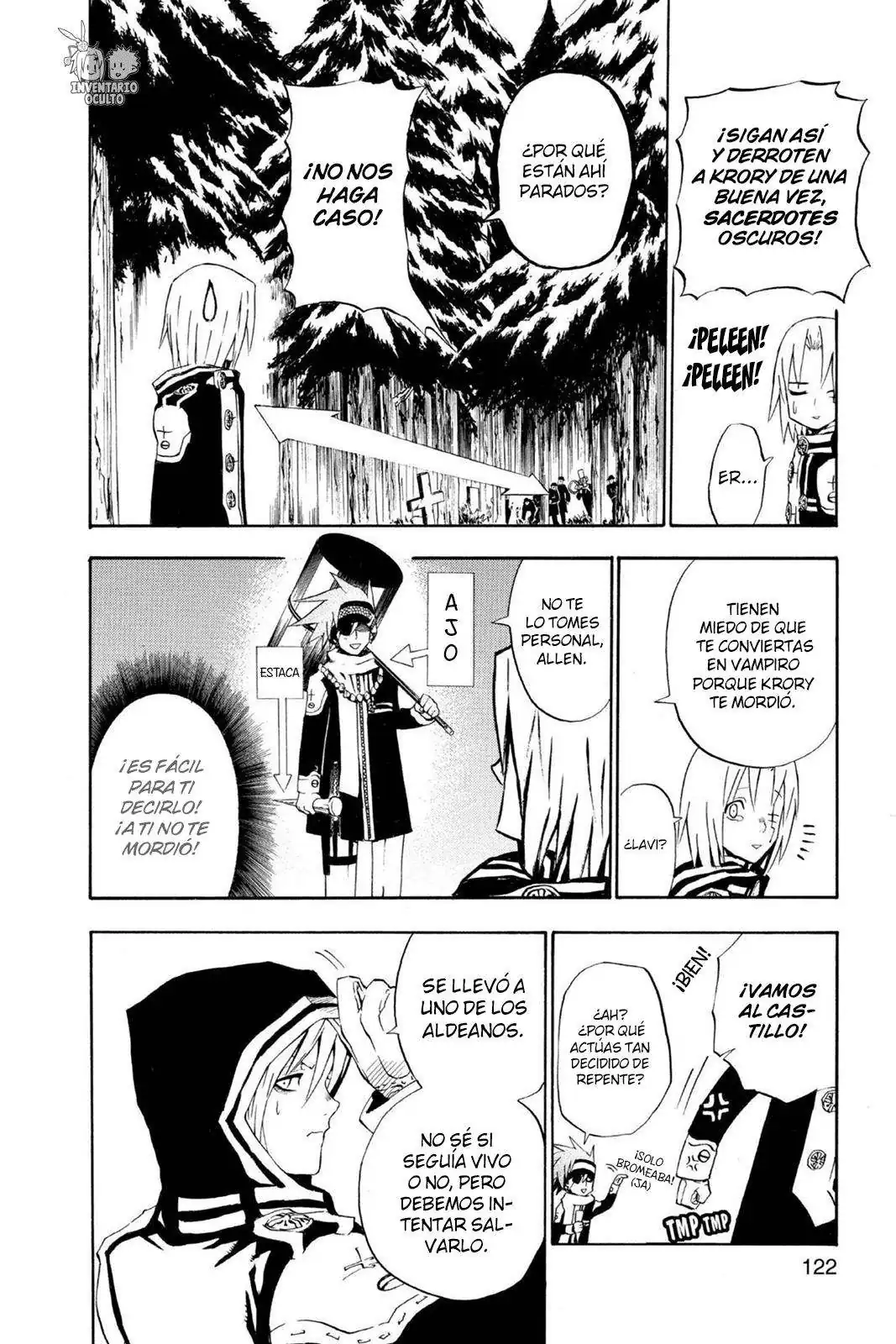 Página 8 — D.Gray-man Capítulo 33