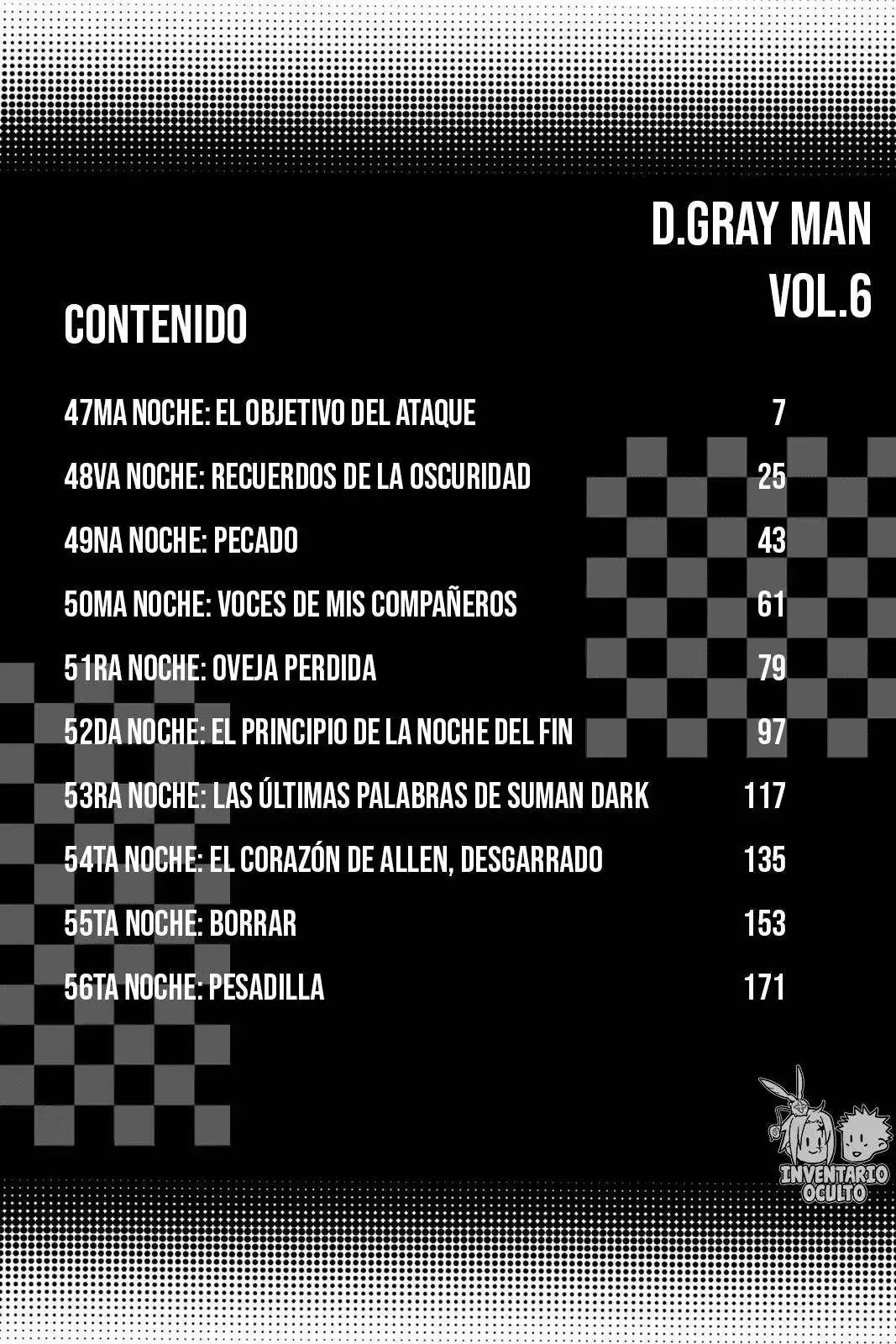 Página 7 — D.Gray-man Capítulo 47