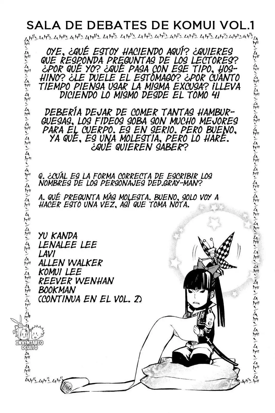 Página 19 — D.Gray-man Capítulo 48