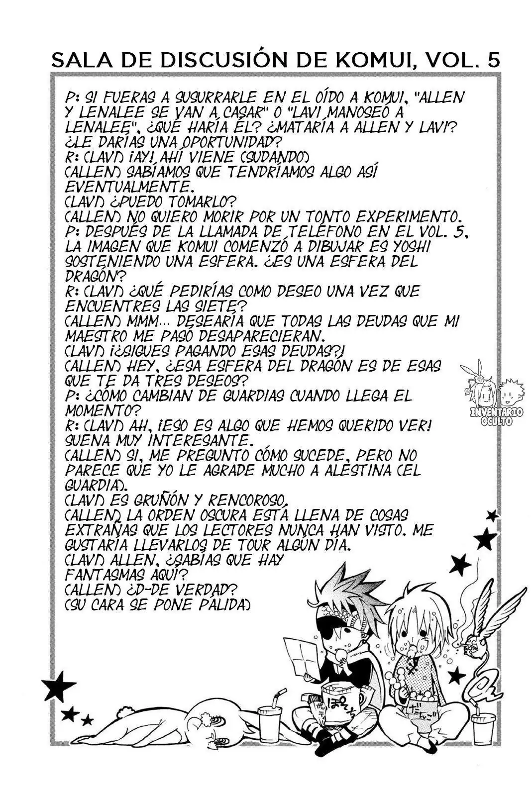 Página 18 — D.Gray-man Capítulo 61