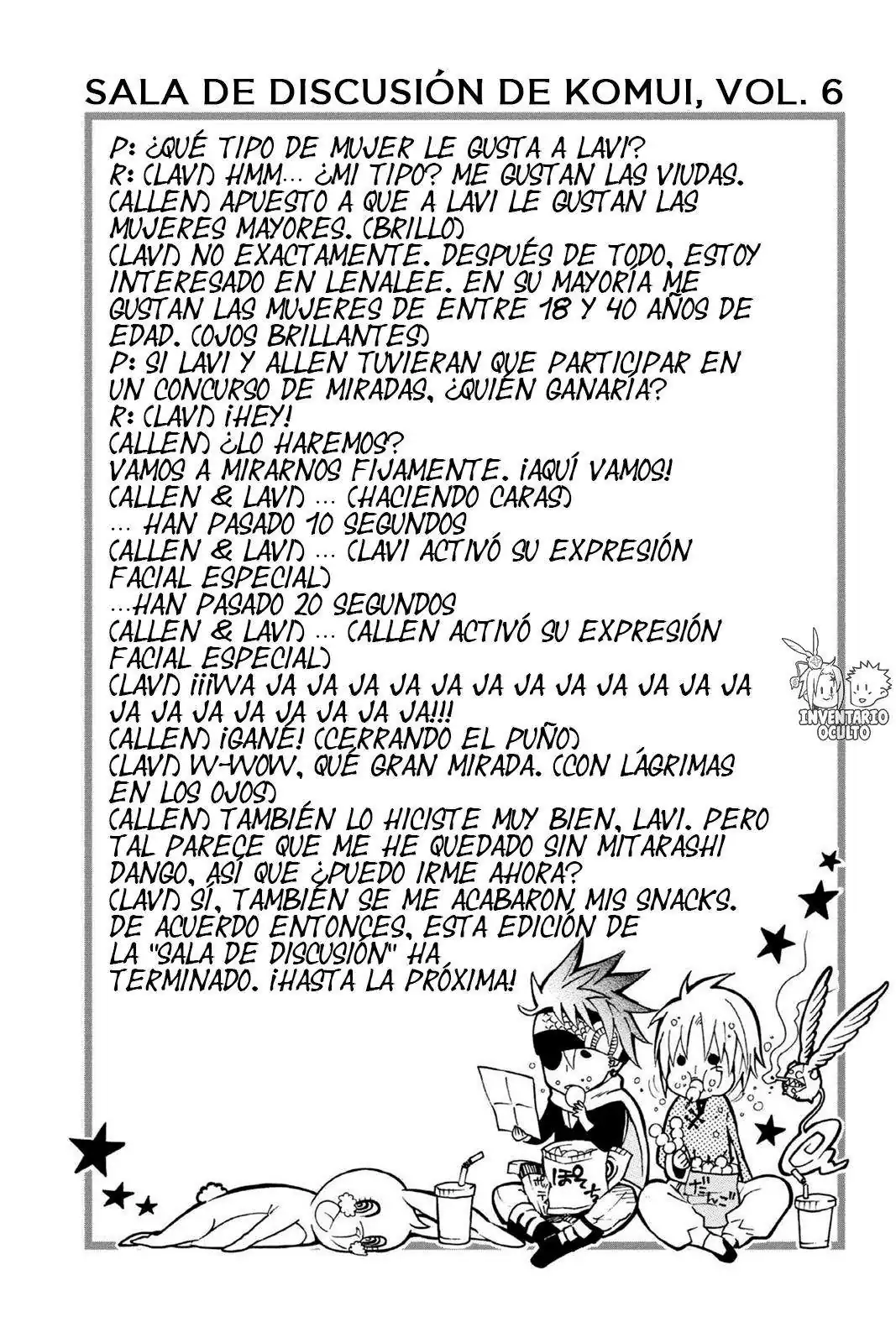 Página 19 — D.Gray-man Capítulo 62