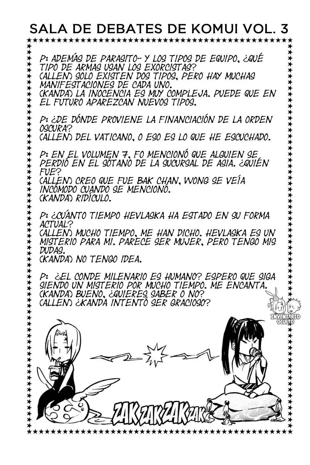 Página 19 — D.Gray-man Capítulo 70