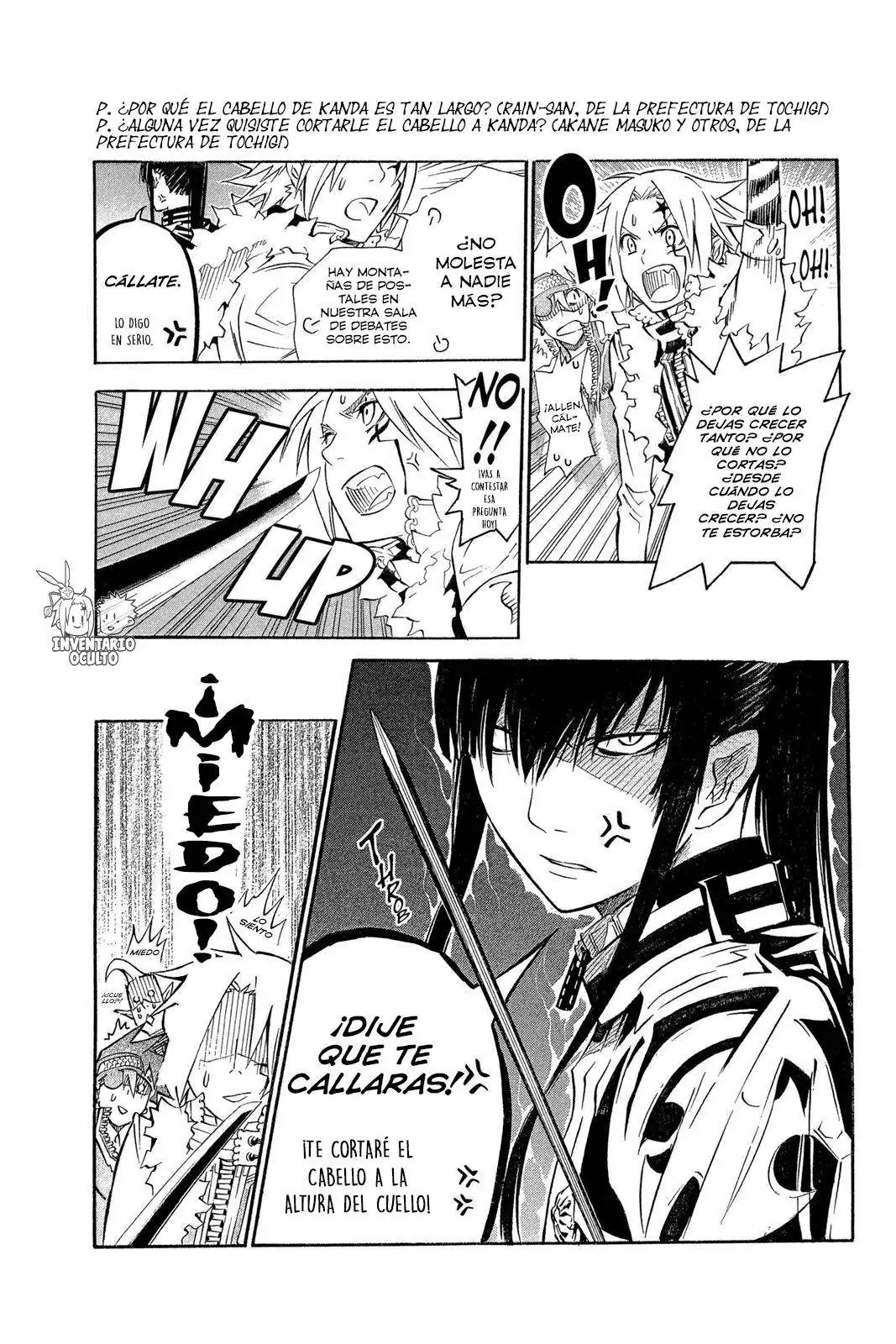 Página 19 — D.Gray-man Capítulo 109