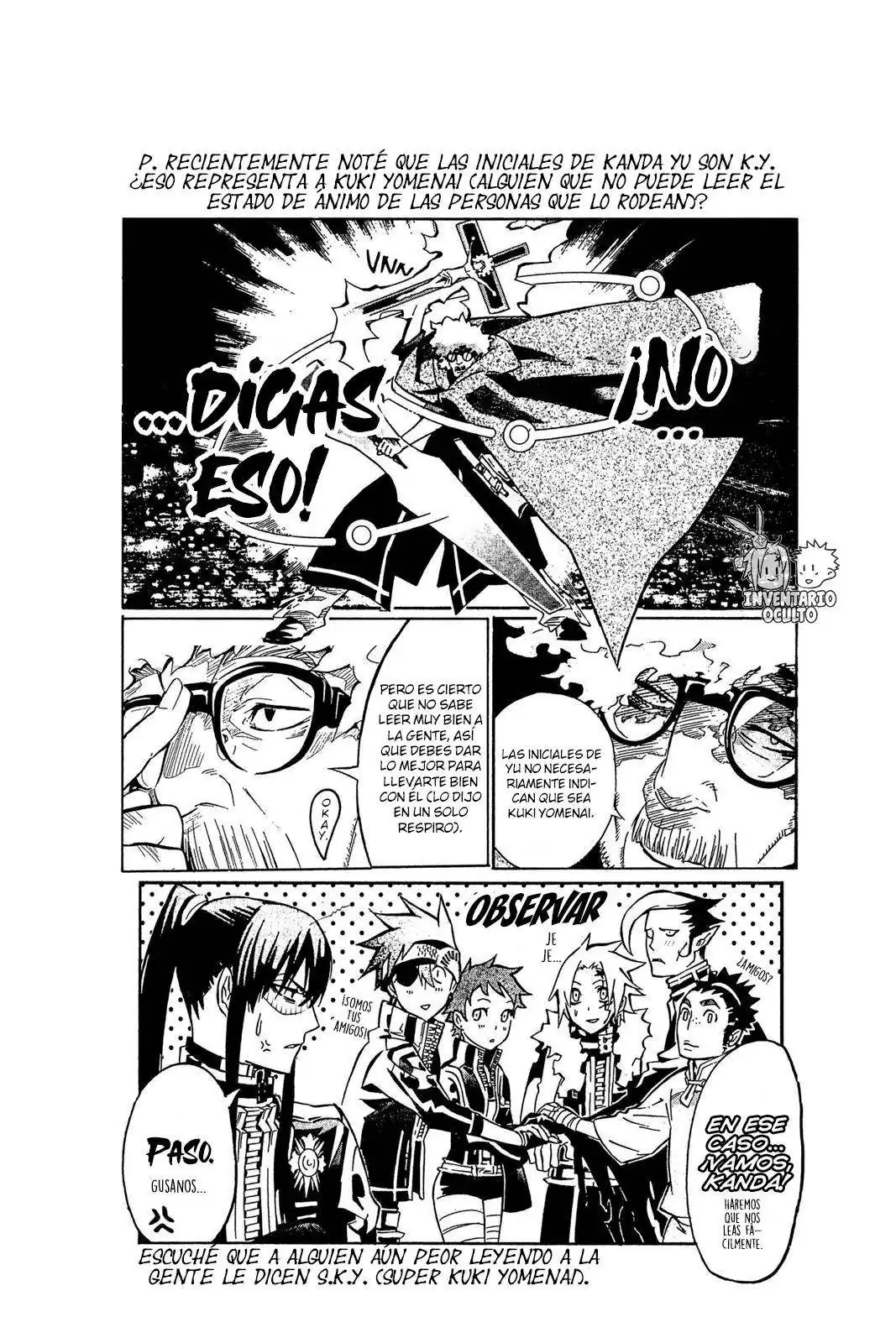 Página 19 — D.Gray-man Capítulo 130