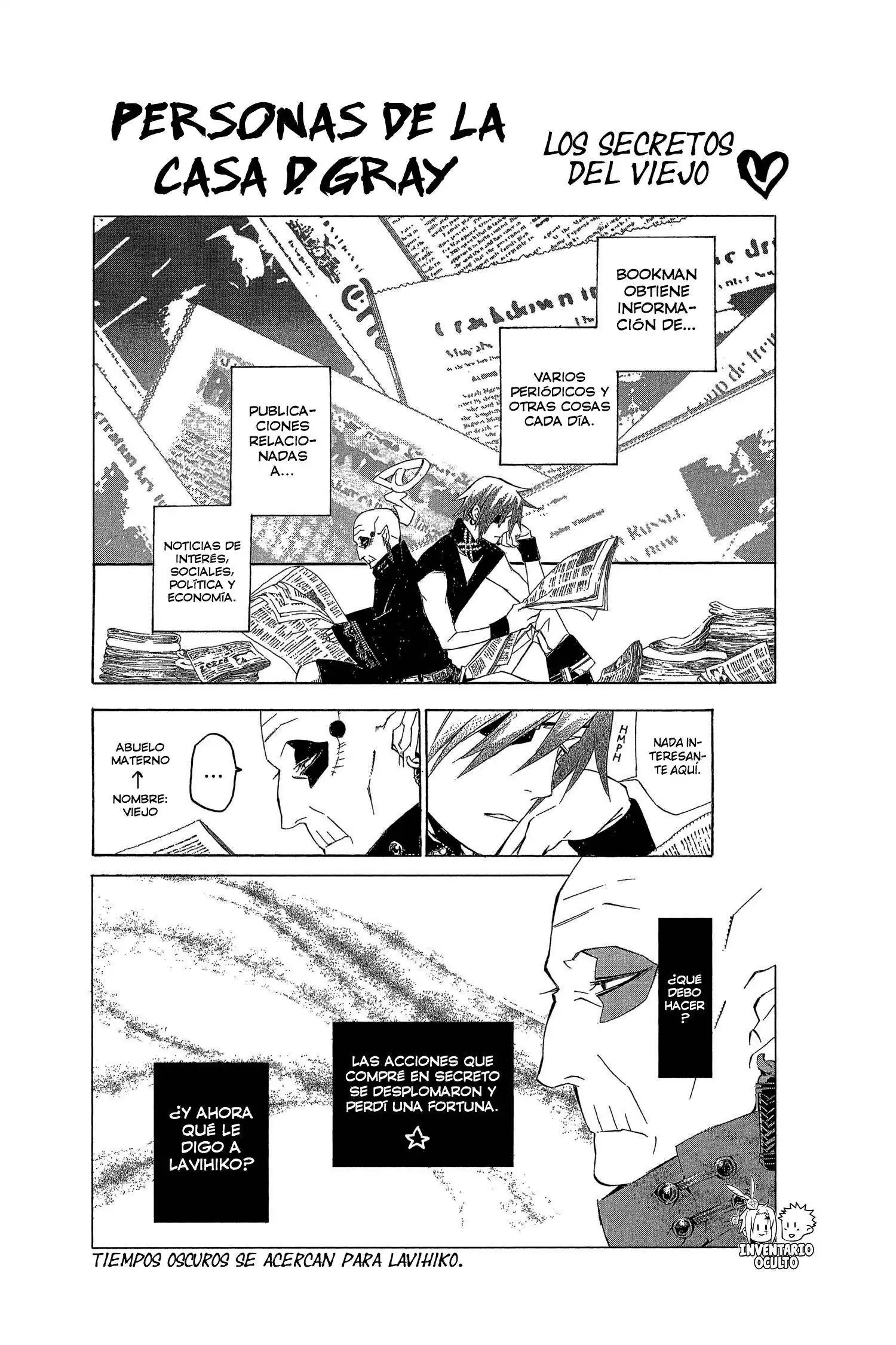 Página 19 — D.Gray-man Capítulo 156