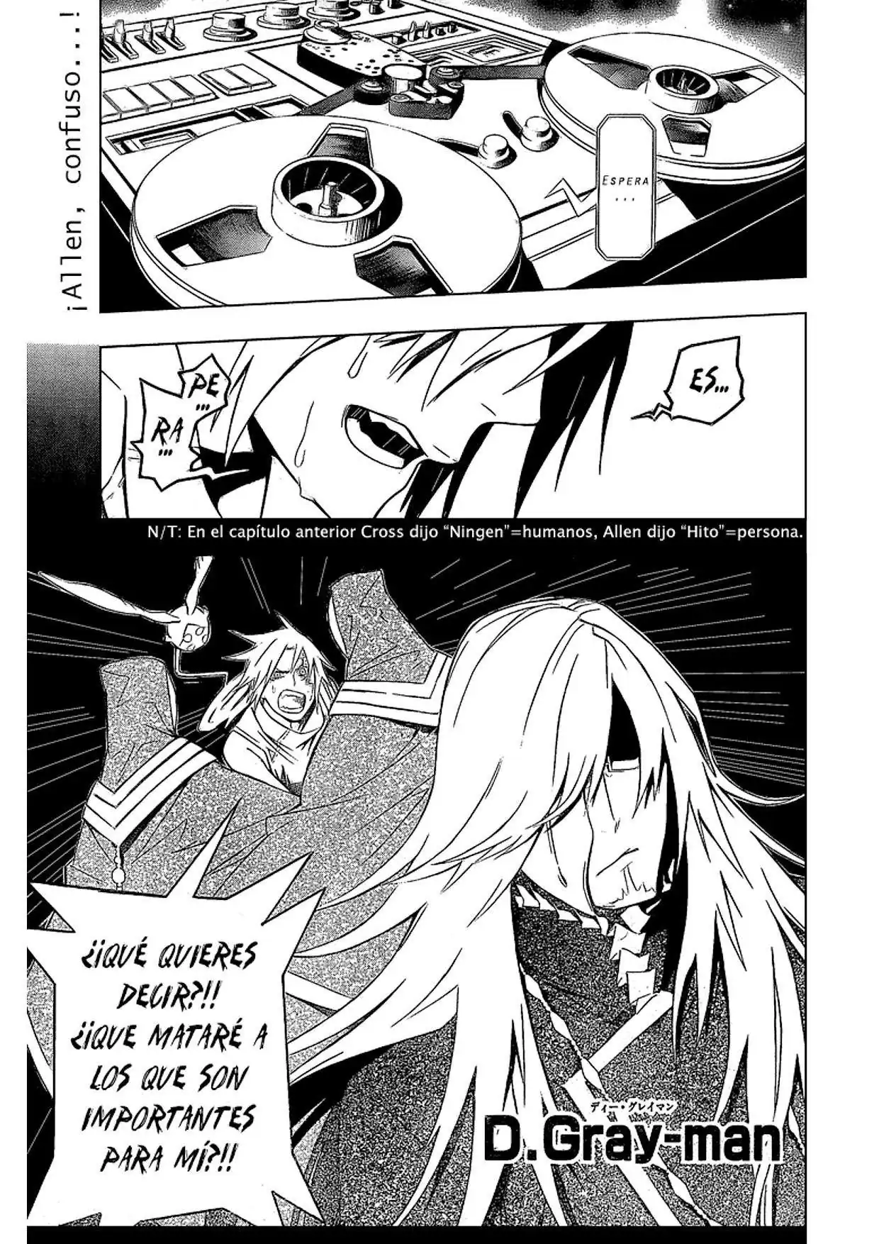 Página 1 — D.Gray-man Capítulo 168