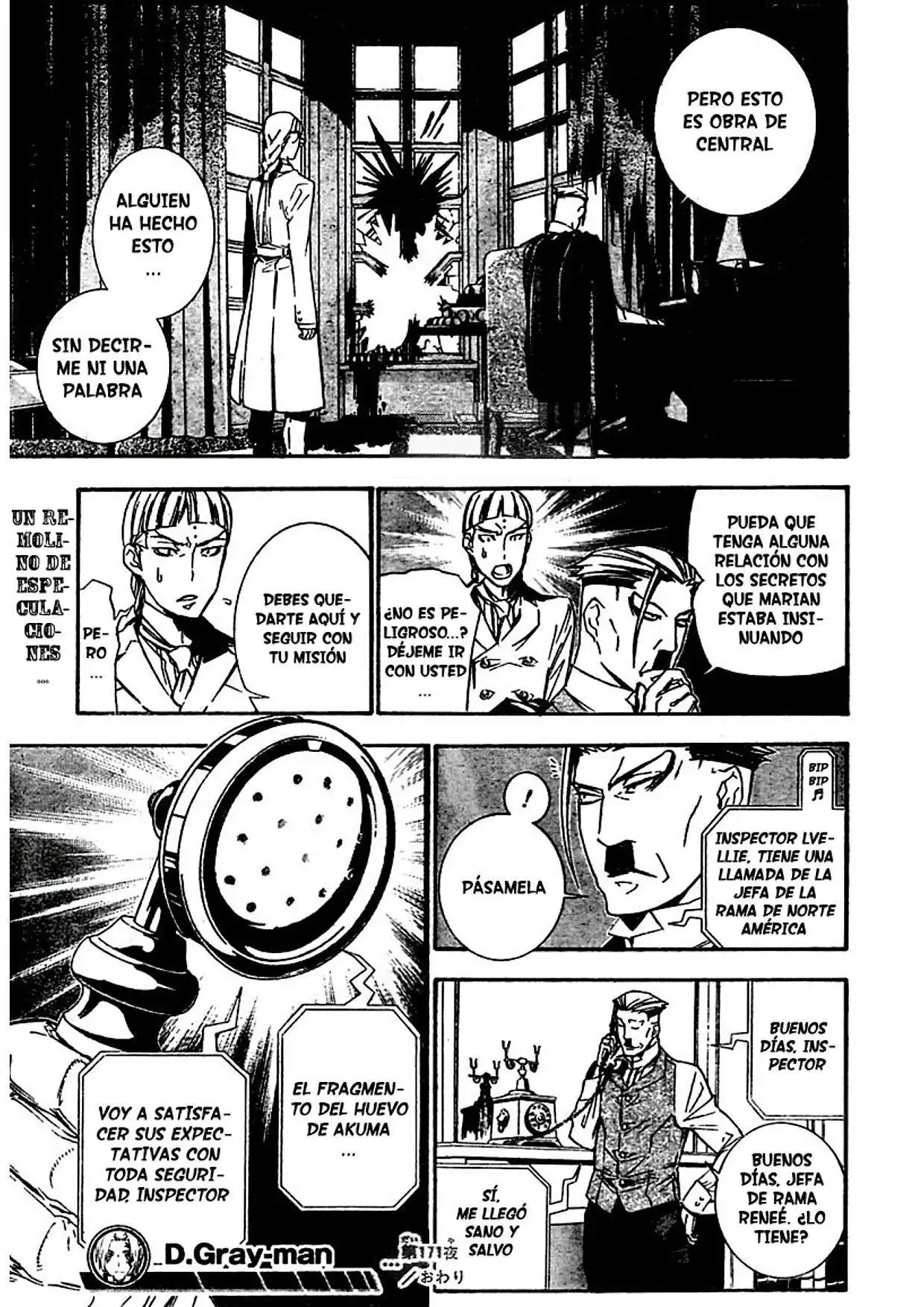 Página 16 — D.Gray-man Capítulo 171