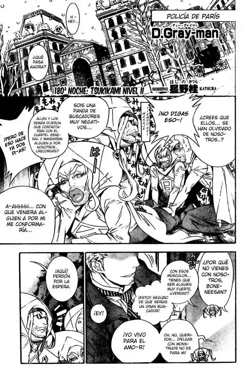 Página 1 — D.Gray-man Capítulo 180