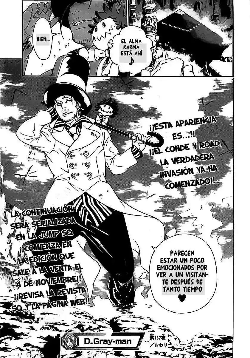 Página 50 — D.Gray-man Capítulo 187