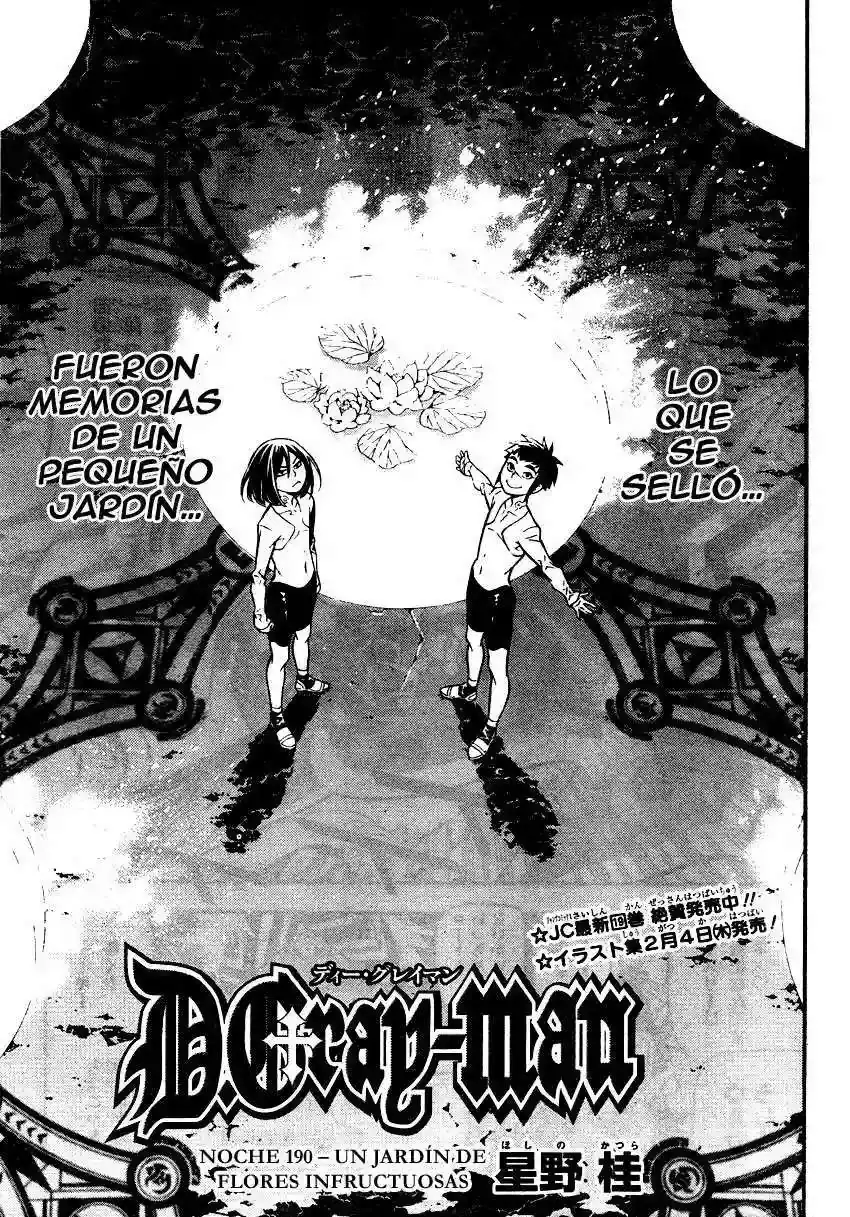 Página 3 — D.Gray-man Capítulo 190