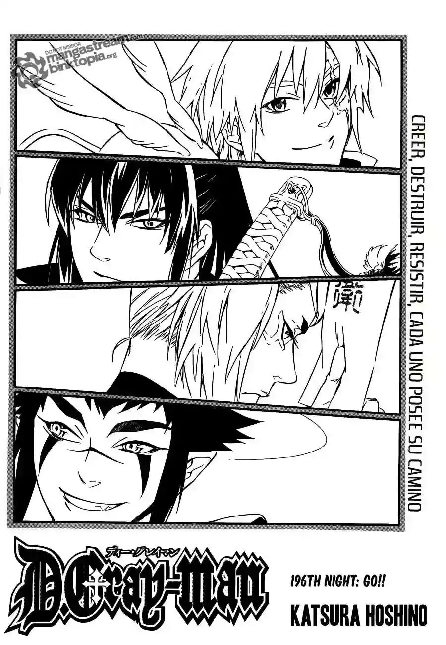 Página 2 — D.Gray-man Capítulo 196