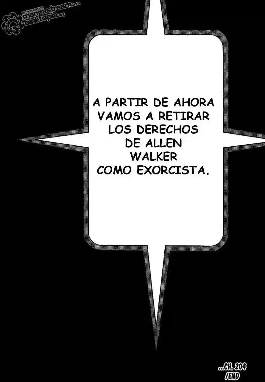 Página 29 — D.Gray-man Capítulo 204