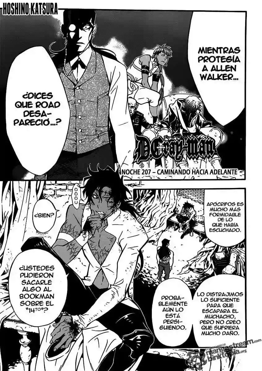 Página 1 — D.Gray-man Capítulo 207