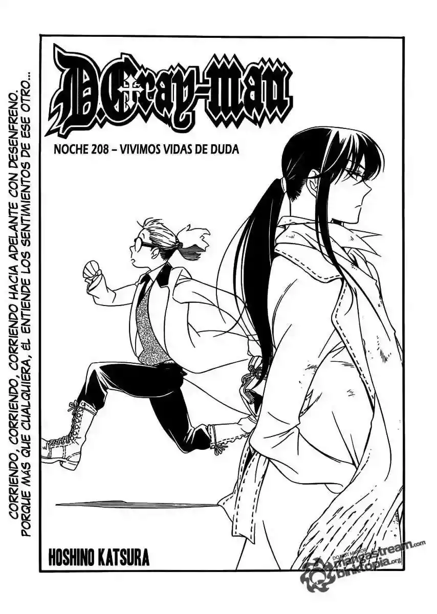 Página 1 — D.Gray-man Capítulo 208