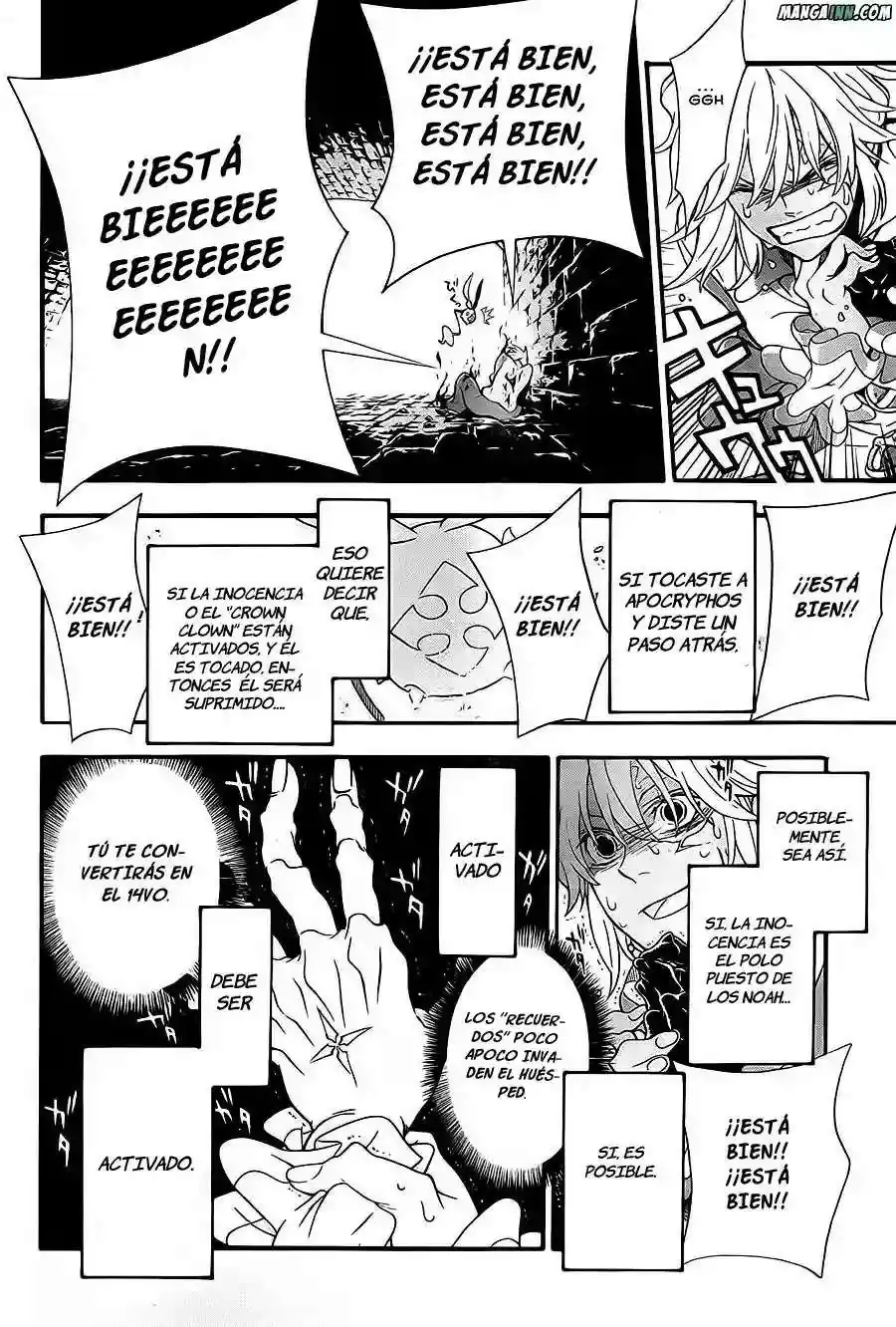 Página 8 — D.Gray-man Capítulo 212