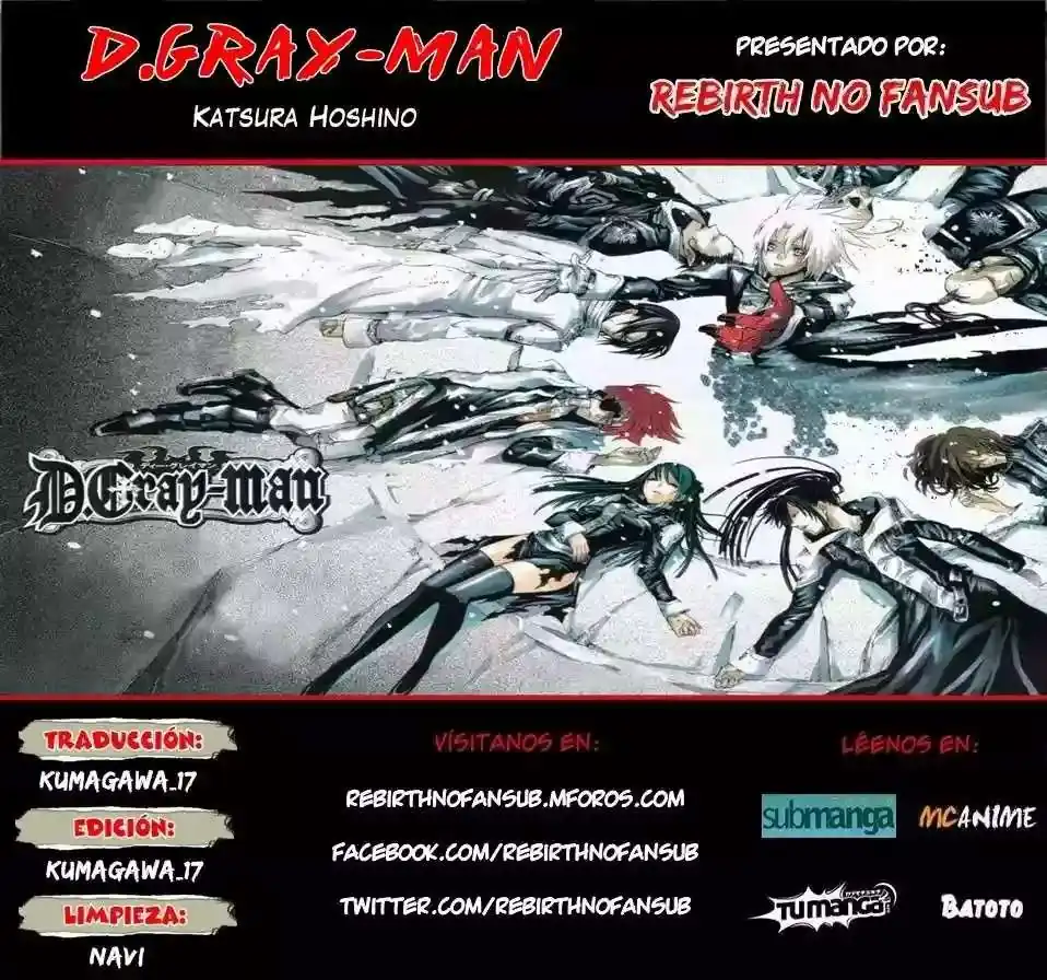 Página 1 — D.Gray-man Capítulo 217
