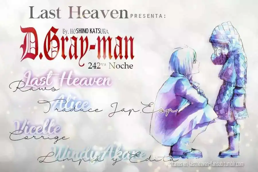 Página 1 — D.Gray-man Capítulo 242