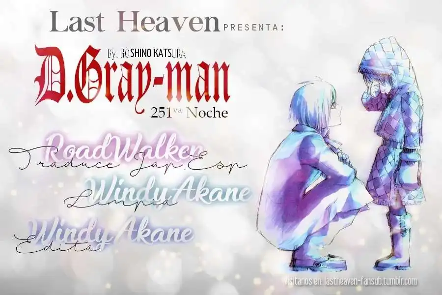 Página 1 — D.Gray-man Capítulo 251