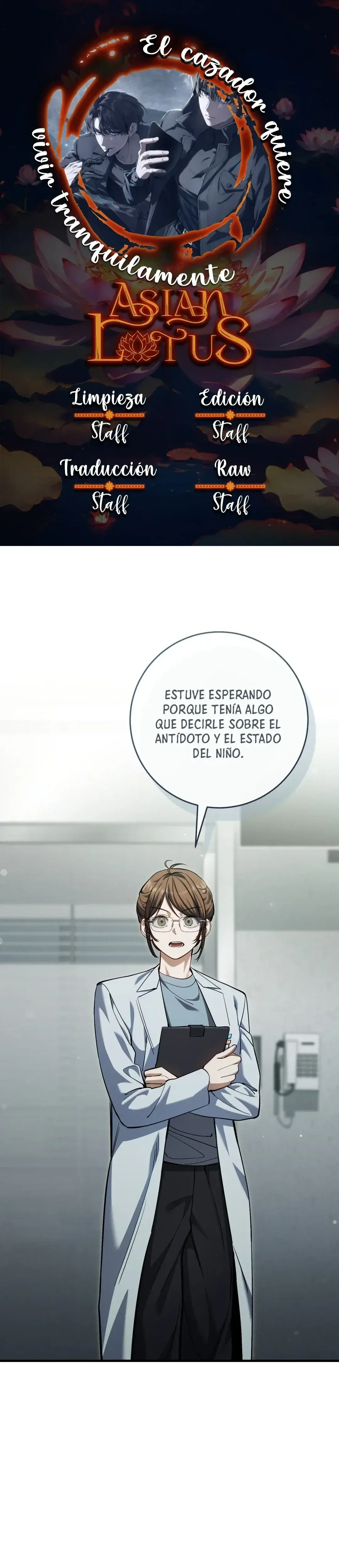Página 1 — El cazador quiere vivir tranquilamente (2024) Capítulo 57