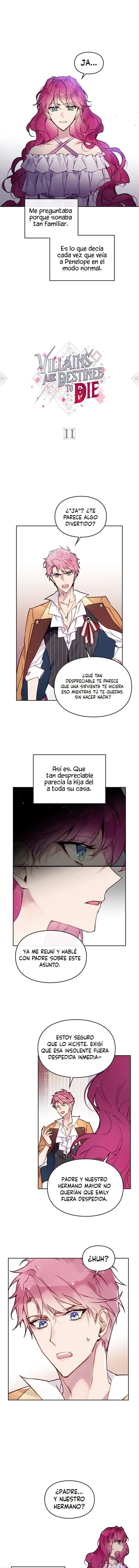Página 1 — El Único Final De La Villana Es La Muerte (2020) Capítulo 11