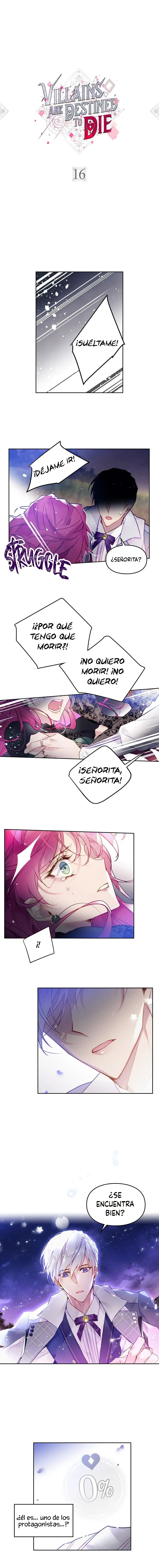 Página 1 — El Único Final De La Villana Es La Muerte (2020) Capítulo 16