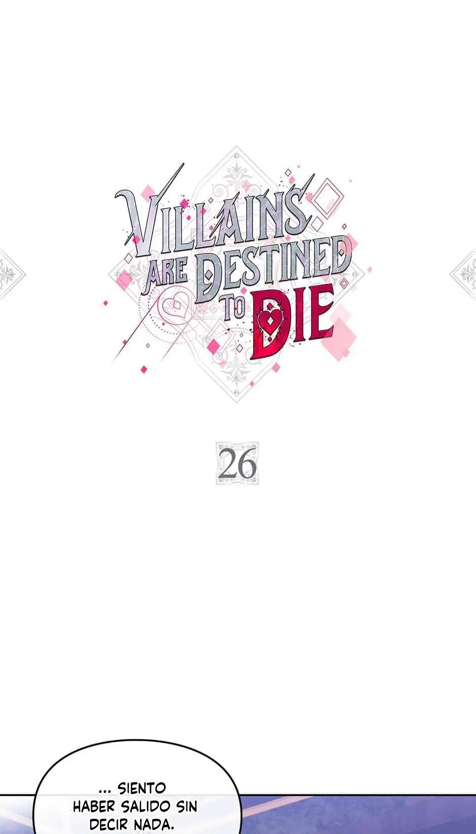 Página 1 — El Único Final De La Villana Es La Muerte (2020) Capítulo 26