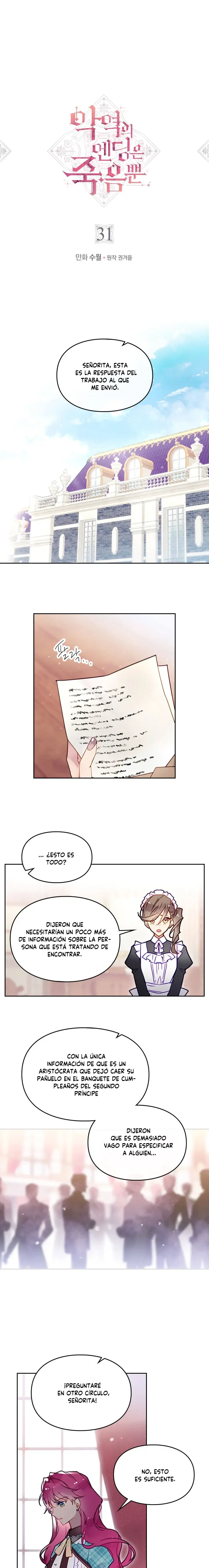 Página 1 — El Único Final De La Villana Es La Muerte (2020) Capítulo 31