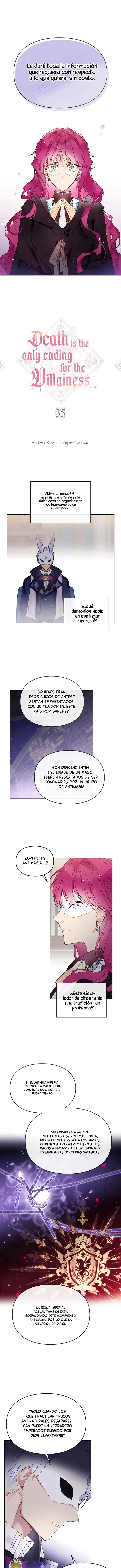 Página 1 — El Único Final De La Villana Es La Muerte (2020) Capítulo 35