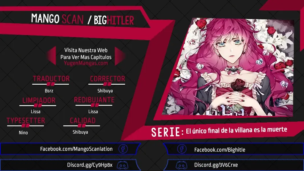 Página 1 — El Único Final De La Villana Es La Muerte (2020) Capítulo 68