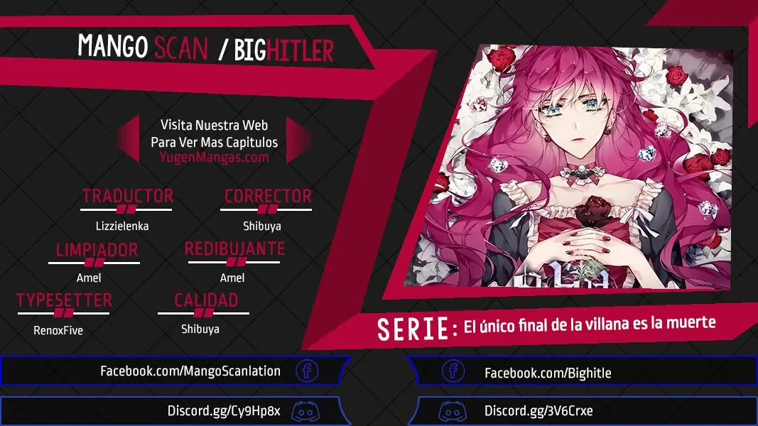 Página 1 — El Único Final De La Villana Es La Muerte (2020) Capítulo 81
