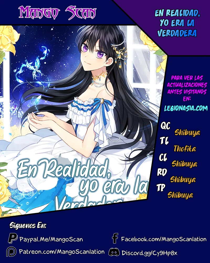 Página 1 — En Realidad, Yo Era La Verdadera Capítulo 24
