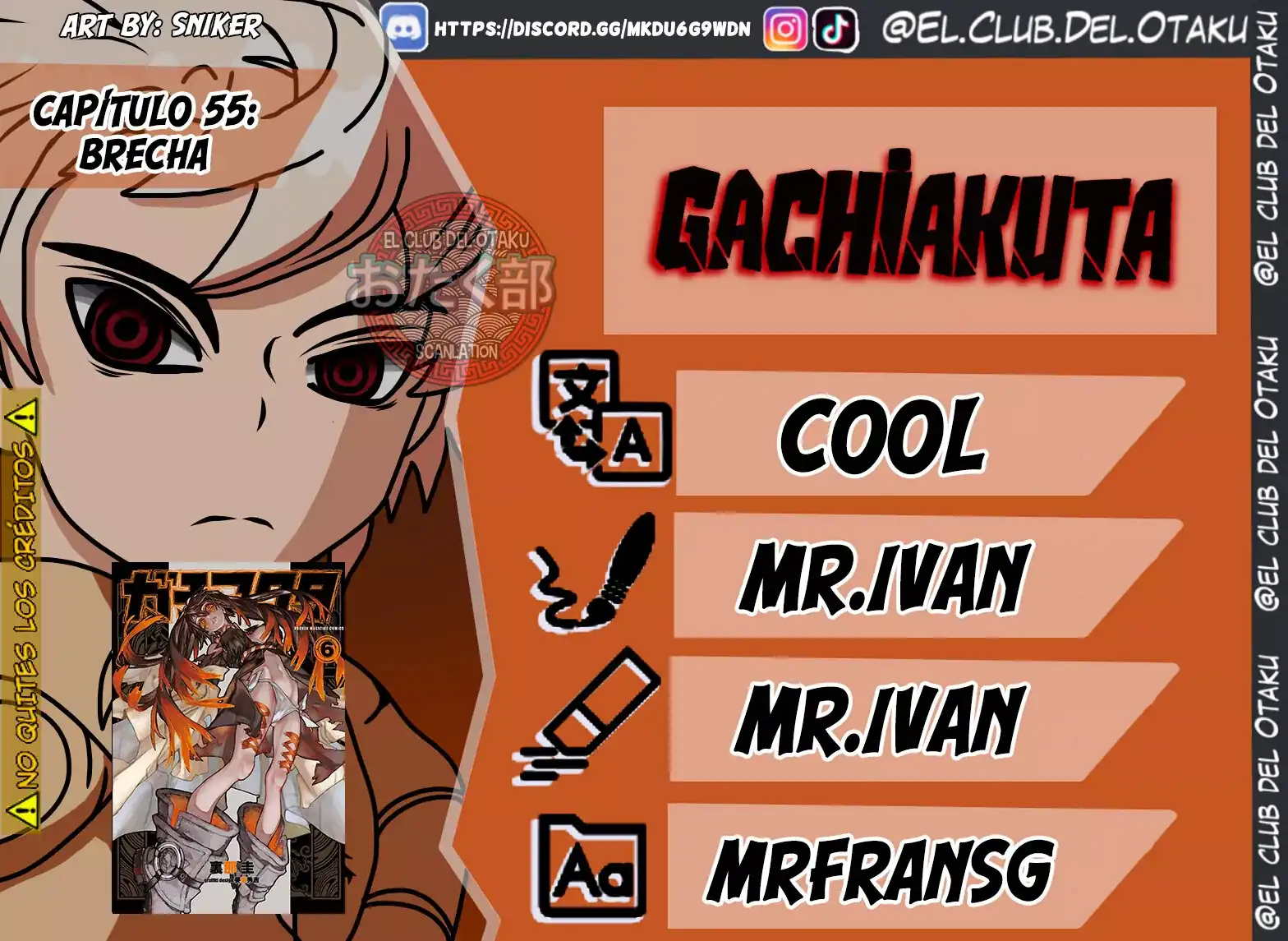 Página 1 — Capítulo 55 de Gachiakuta