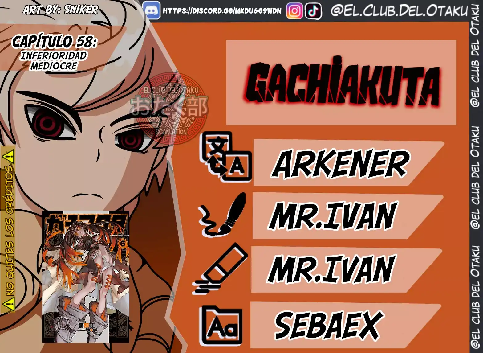 Página 1 — Capítulo 58 de Gachiakuta