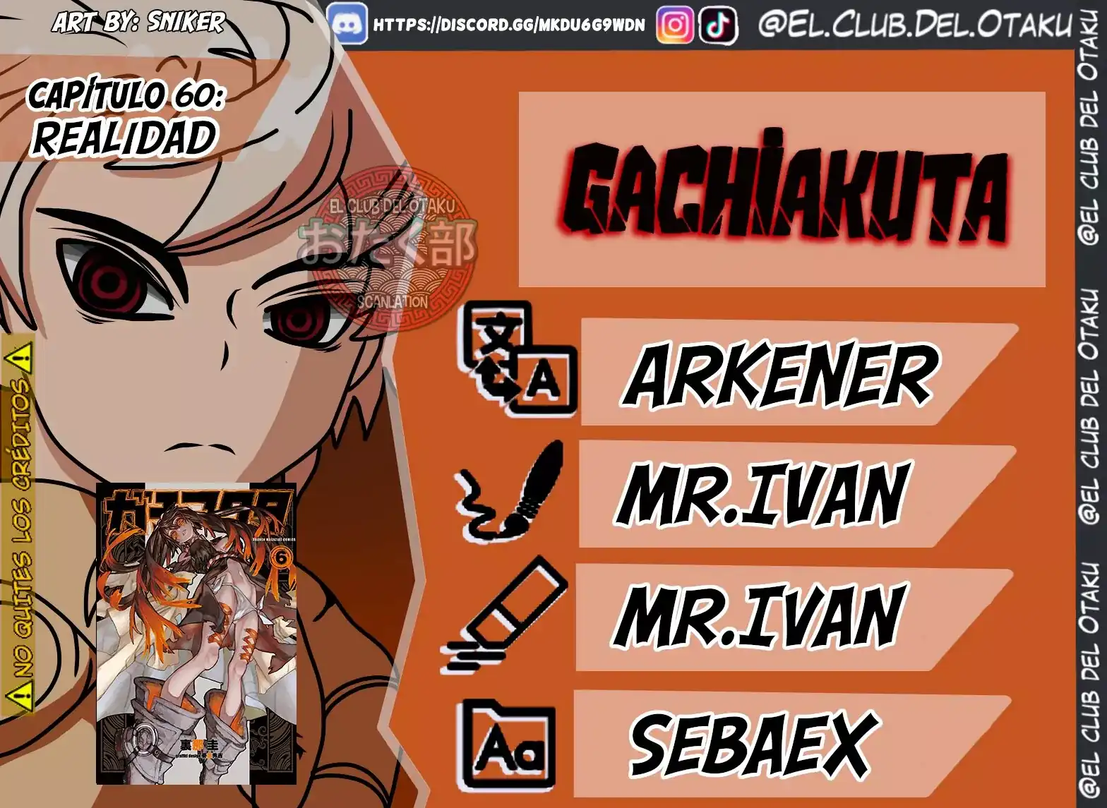 Página 1 — Capítulo 60 de Gachiakuta