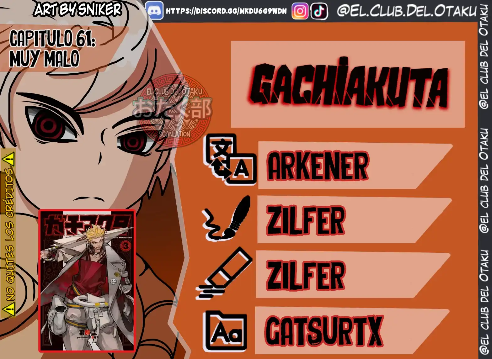 Página 1 — Capítulo 61 de Gachiakuta