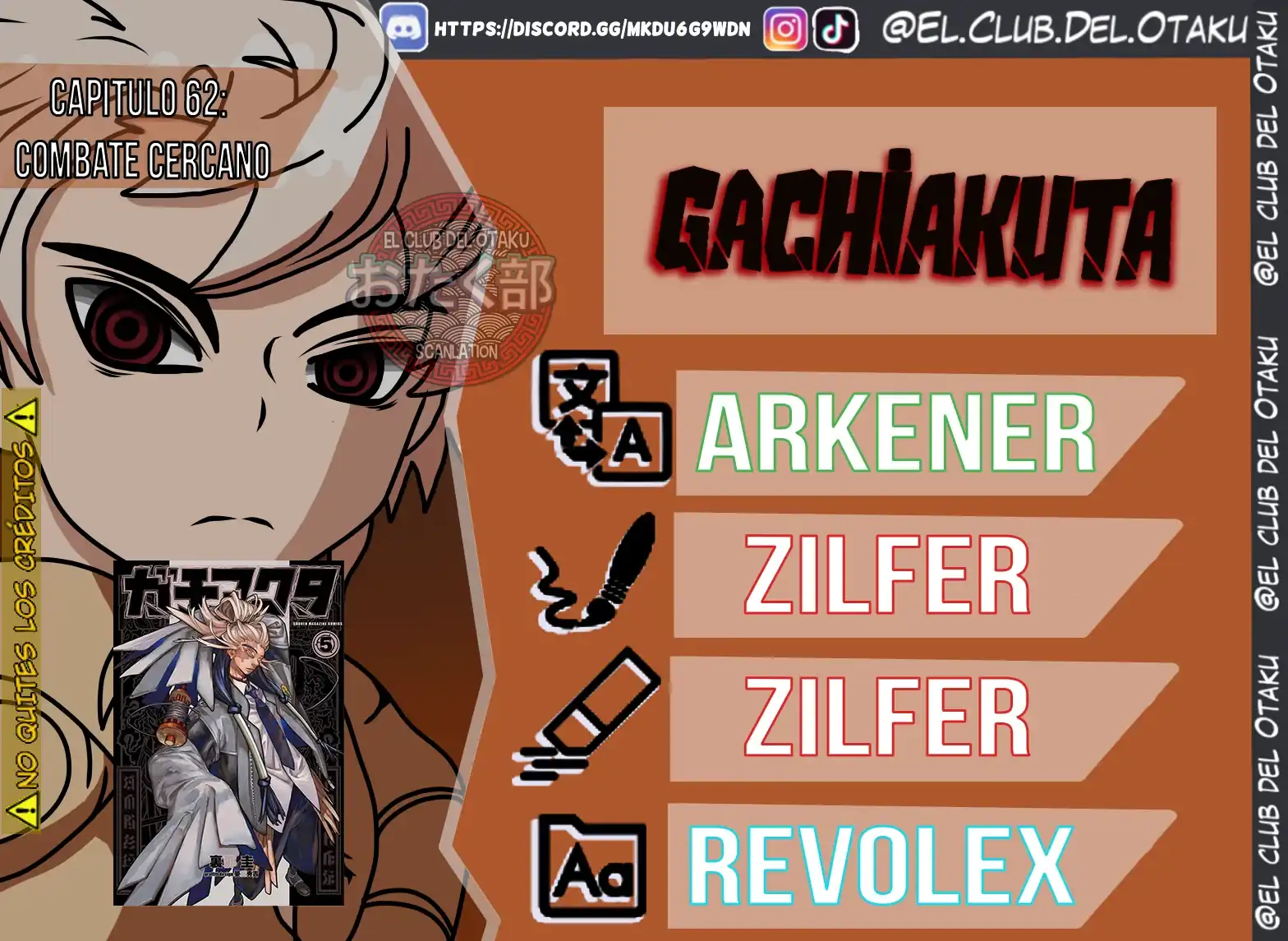 Página 1 — Capítulo 62 de Gachiakuta